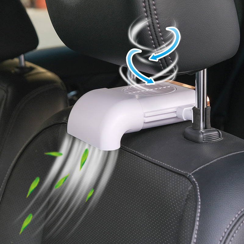 Car Fan Magnetic Fan Car Cooler Silent Wireless Charging USB Fan Vehicle DealSniper.net