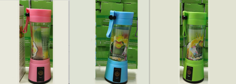 Portable Blender With USB Rechargeable Mini Kitchen Fruit Juice Mixer House DealSniper.net Set1 Six Knives