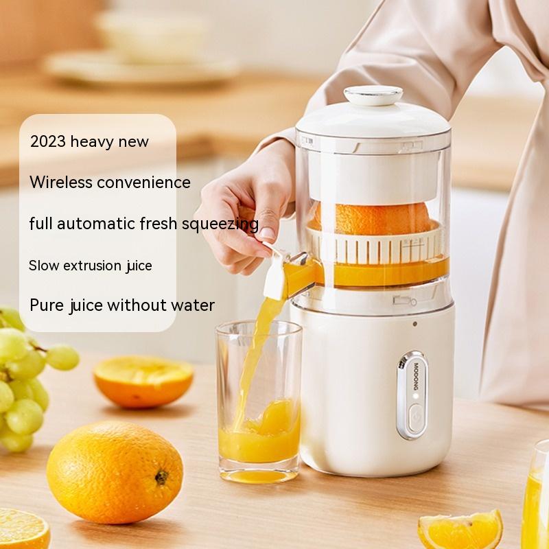 Electric Juicer Steel Orange Lemon Blender USB Portable Kitchen DealSniper.net Simple White