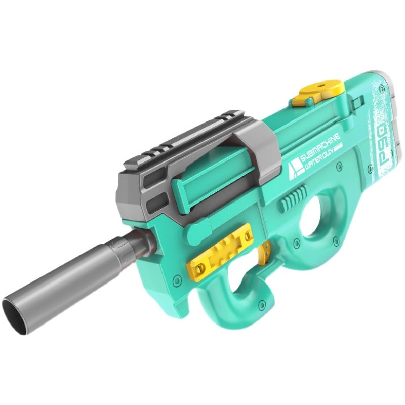 Automatic Electric Water Gun Toys Shark High Pressure Kids DealSniper.net P90 Green