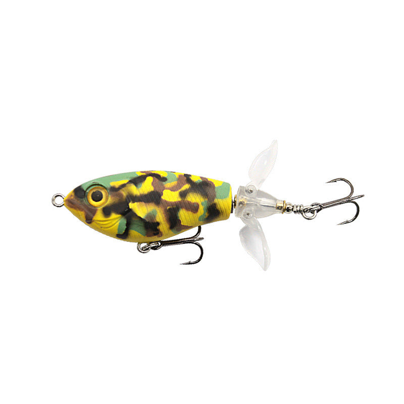 Fashion Personality Lure Floating Tossing Outdoor DealSniper.net Yellow Green Camouflage 65MM