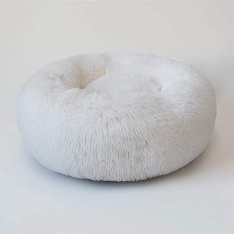 Washable Round plush kennel Pets DealSniper.net