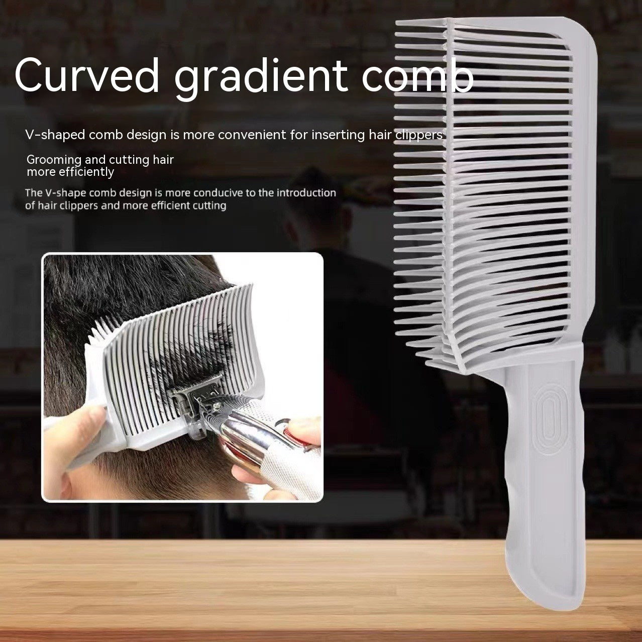 Flat Head Positioning Trim Caliper Comb Men Men DealSniper.net