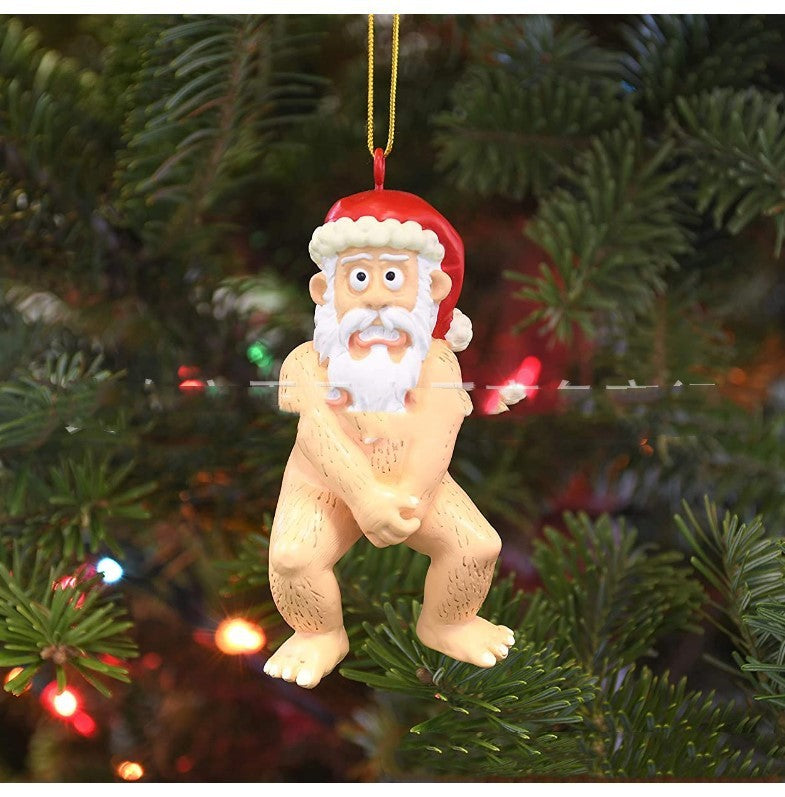 Naked Santa Claus Resin Decoration Holidays DealSniper.net
