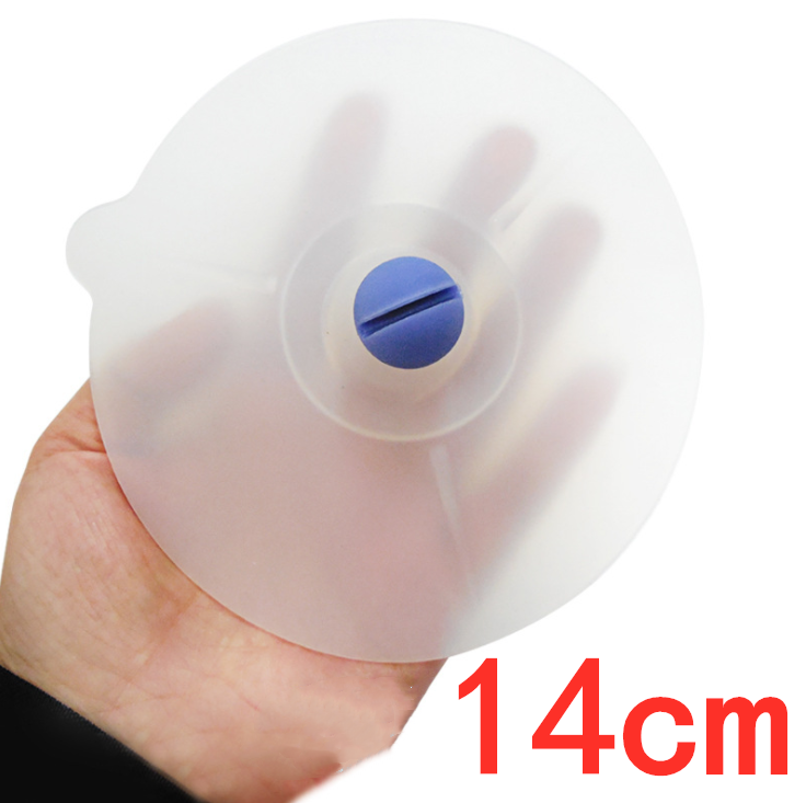 Silicone Cup Lid Silicone Suction Lids With Cat Ears Little Bowl Lids Kitchen DealSniper.net 14cm Transparent