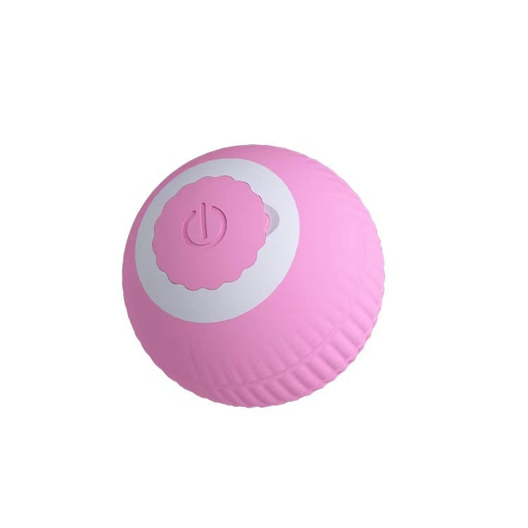 Pet Supplies Gravity Rolling Cat Teasing Ball Pets DealSniper.net Pink