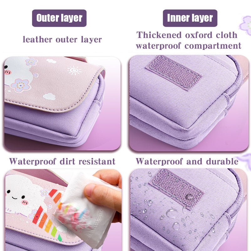 Decompression Pencil Bag Net Red Portable Pencil Bag Primary School Girl Kids DealSniper.net