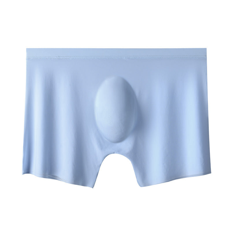 Mens Boxers Shorts Ice Silk Men Panties Seamless Sexy Underwear Man Underpants Pants Male Sexy Briefs Boxershorts Men Men DealSniper.net Sky Blue 2XL