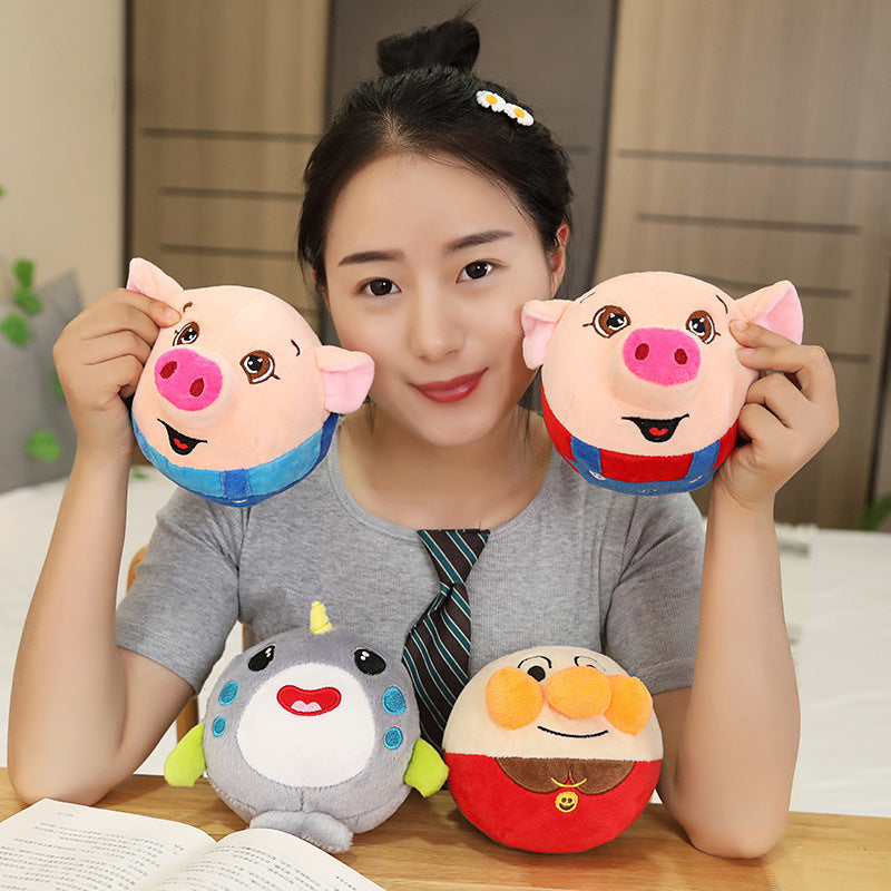 USB Rechargeable Pig Jumping Ball Bread Singing Recording Pets DealSniper.net