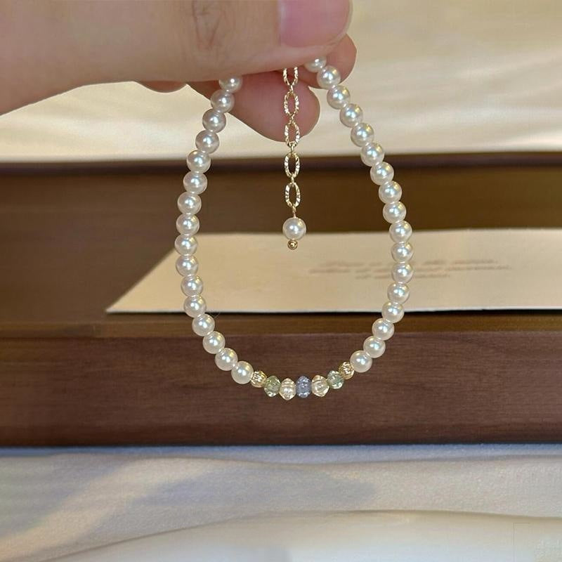 Pearl Clover Bracelet Exquisite Bracelet Jewelry DealSniper.net 6899color