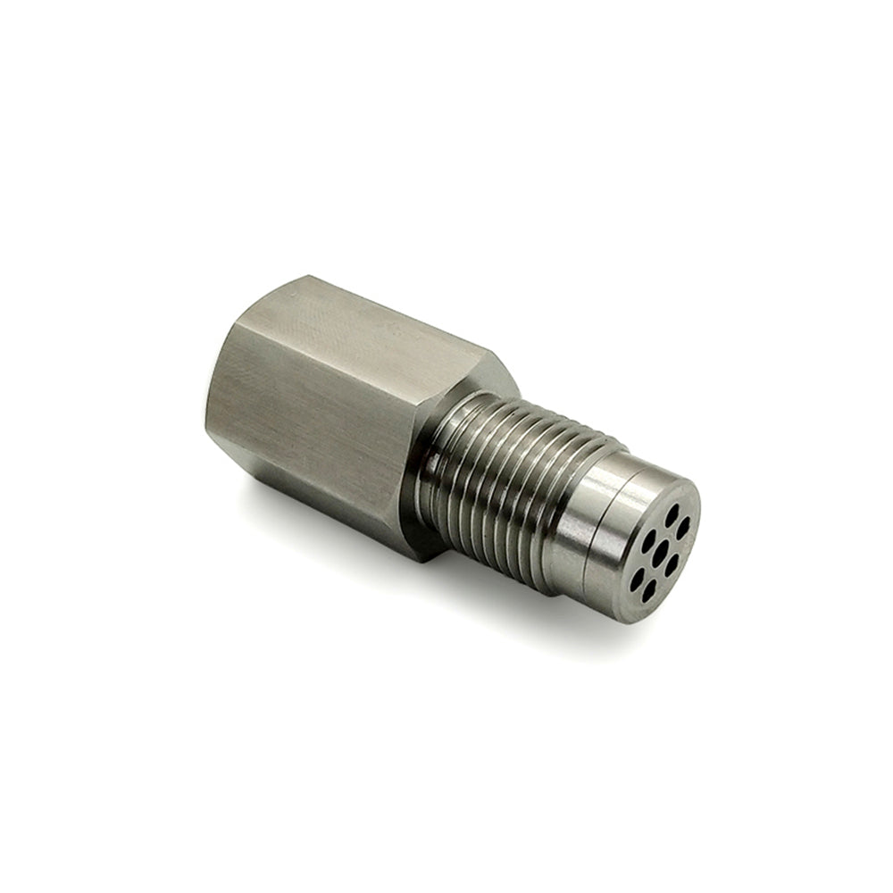 2x Straight O2 Oxygen Sensor Spacer Bung Adapter Kit Mini Cat M18 X 1.5 304SS Vehicle DealSniper.net