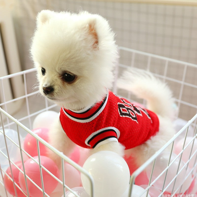 Dog Summer Clothes Teddy Vest Breathable Pets DealSniper.net