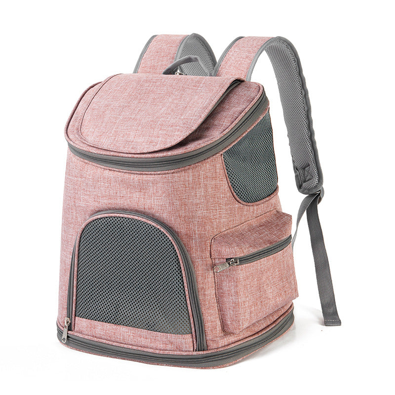 New Dog Bag Backpack Oxford Cloth Out Portable Pet Pets Gym From House Pink