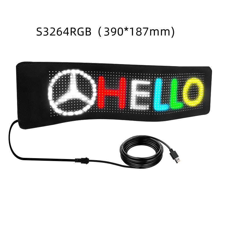 Mobile Phone Sending LED Flexible Display Vehicle DealSniper.net S3264RGB USB