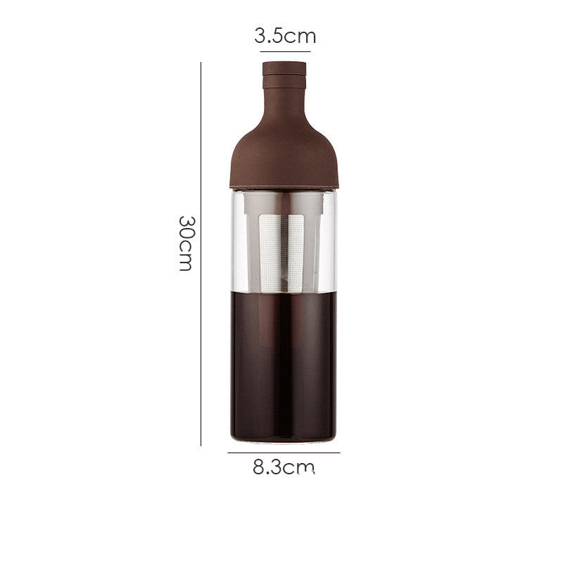 Glass Coffee Pot Mocha Cold Brew Cafetera Filter Home DealSniper.net H