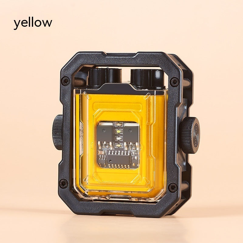 Windproof Rotating Gyro USB Charging Lighter Gadgets DealSniper.net Yellow