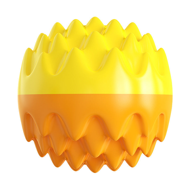 Pet Supplies Sound Toothbrush Training Teether Ball Pets DealSniper.net Orange