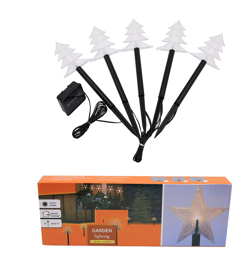 Solar Light Star Snowflake Christmas Tree Garden Light Decoration Garden dealsniper-net
