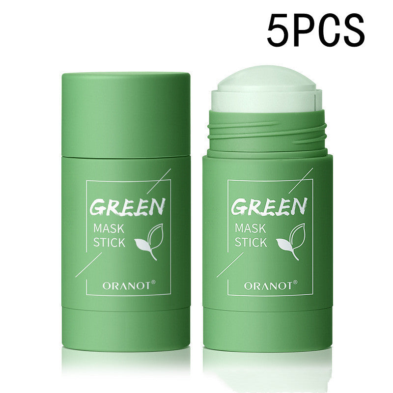 Green Tea Solid Mud Mask Moisturizing Deep Beauty DealSniper.net Green tea 5PCS