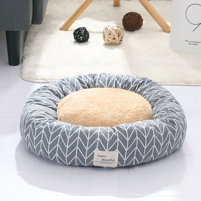 Flax Tart Nest To Keep Warm Pets Pets DealSniper.net Grey M