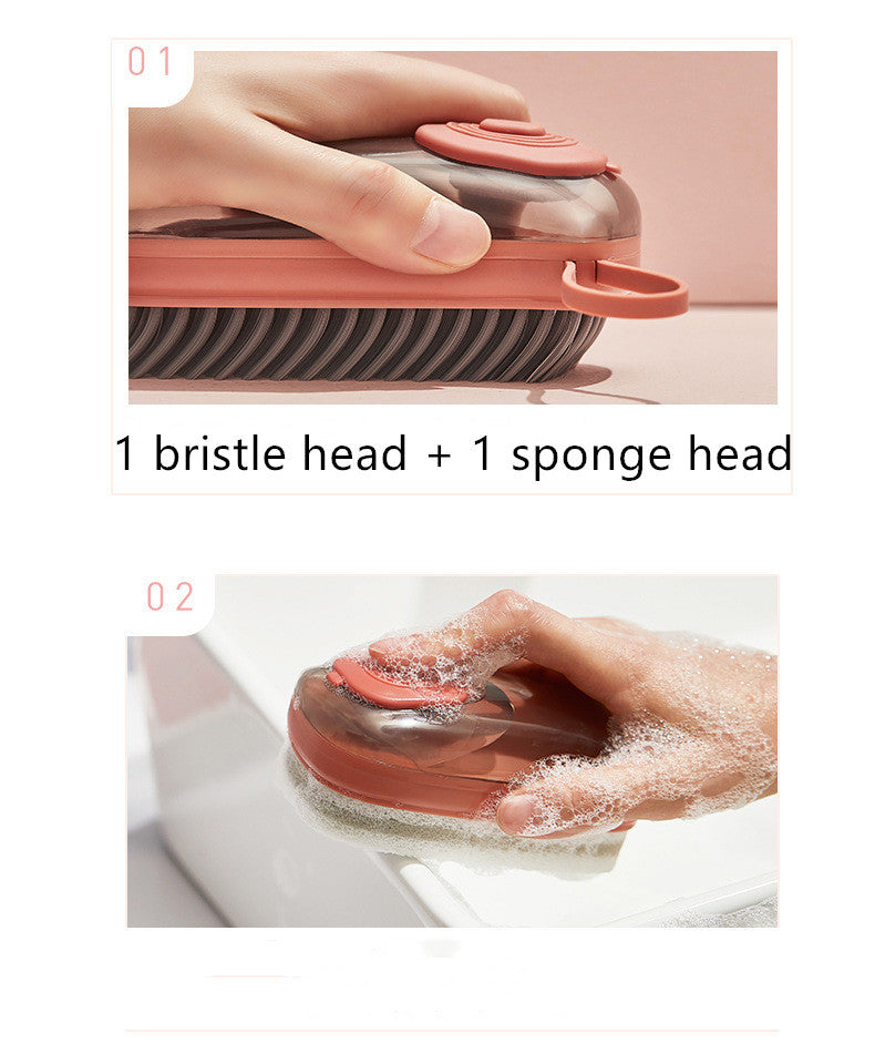 Kitchen Household Dishwashing Brush Kitchen DealSniper.net Red Replacement head