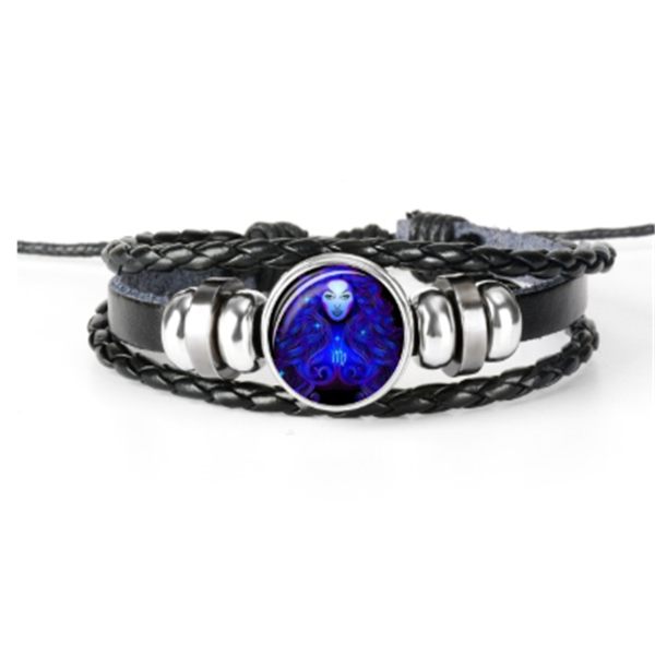Zodiac Constellation Bracelet Braided Design Jewelry DealSniper.net Virgo