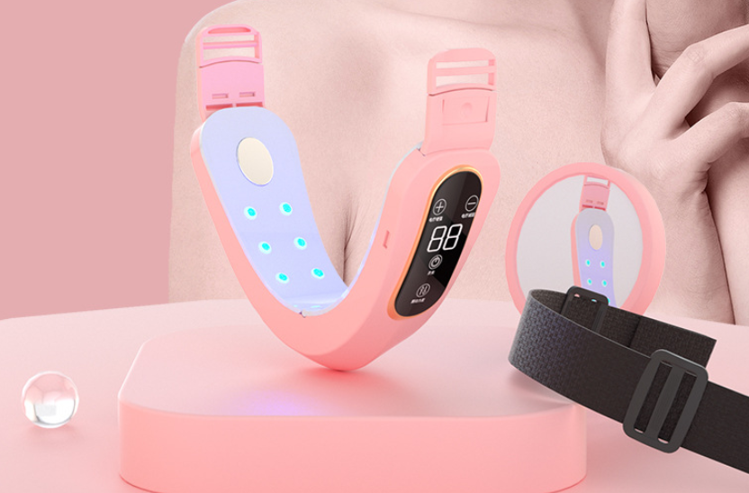 Microcurrent Face Massager EMS LED Photon Therapy V Shape Slimming Reduce Double Chin Remover Wrinkle Facial Lifting Device Beauty DealSniper.net
