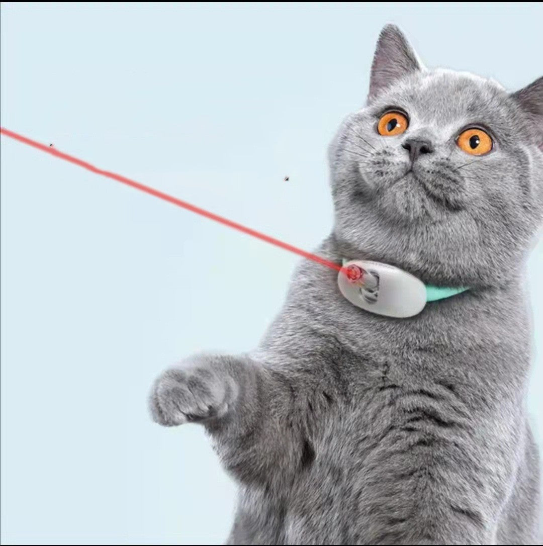 Automatic Cat Teaser Kitty Laser Pen Light Laser Light Pets Gym From House
