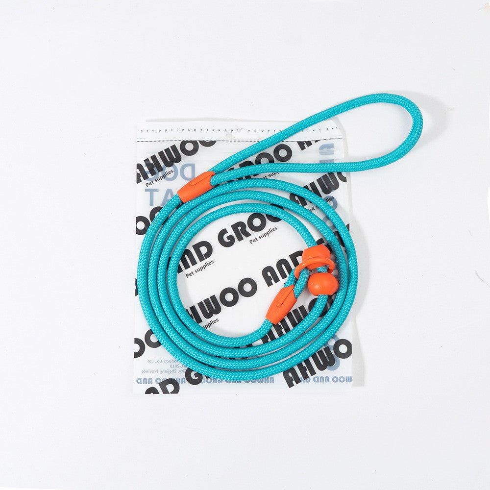 Dog Hand Holding Rope Explosion-proof Dog Leash Pets dealsniper-net Turquoise Blue 150CM