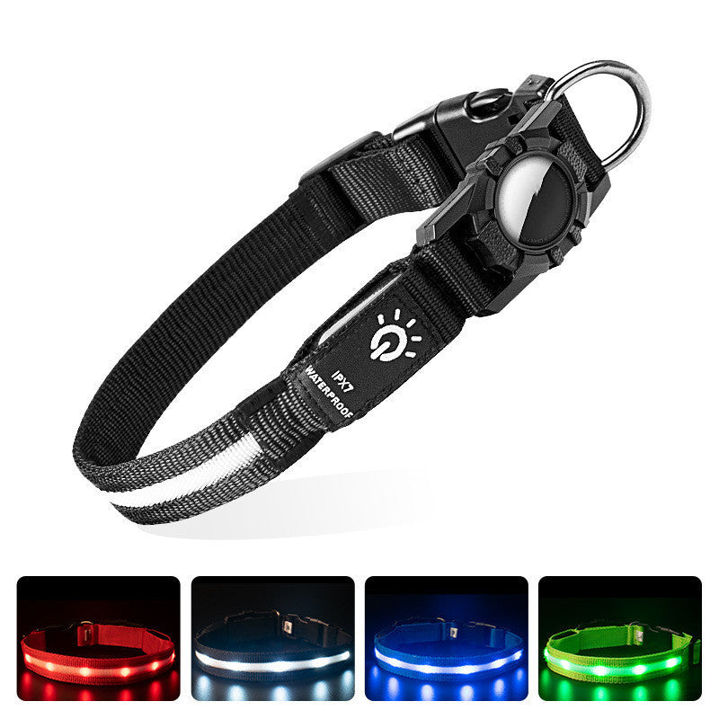 Suitable For Locator Waterproof Pet Collar Pets DealSniper.net White L