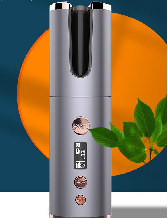 Wireless Rechargeable Curling Iron Electric Hair Curler Beauty DealSniper.net