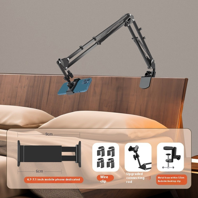 Folding Live Bedside Lazy Phone Holder Electronics DealSniper.net Bedside Base Small Pull Clip