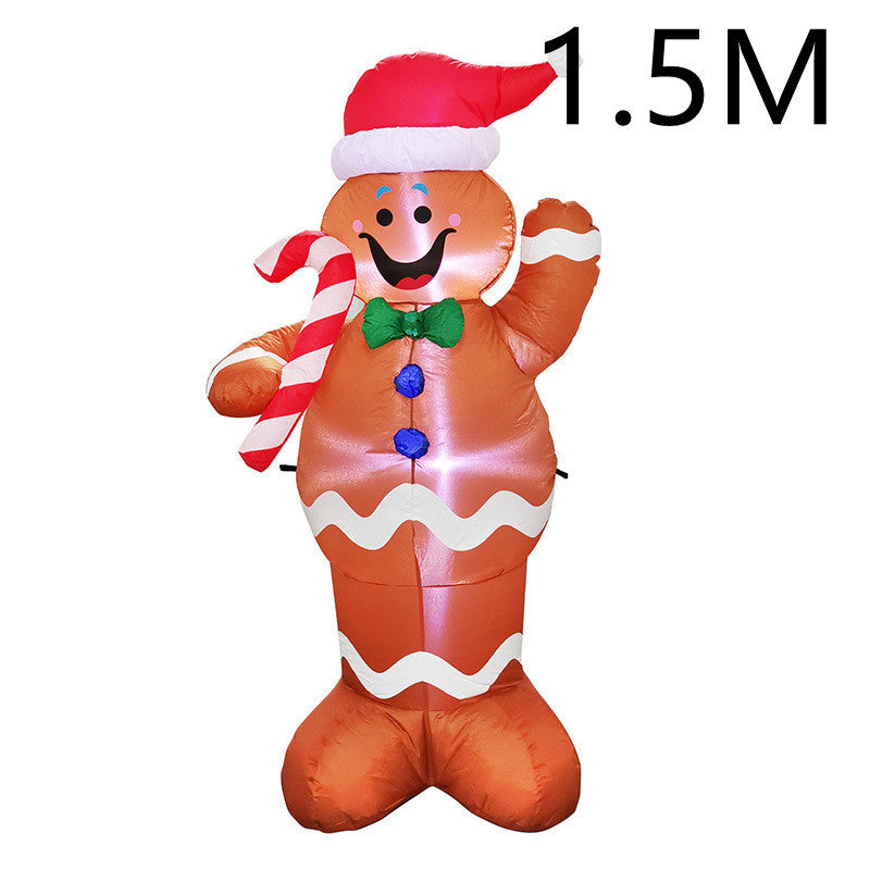 Christmas LED Lights Glowing Santa Tree Snowman Garden DealSniper.net Gingerbread Man EU