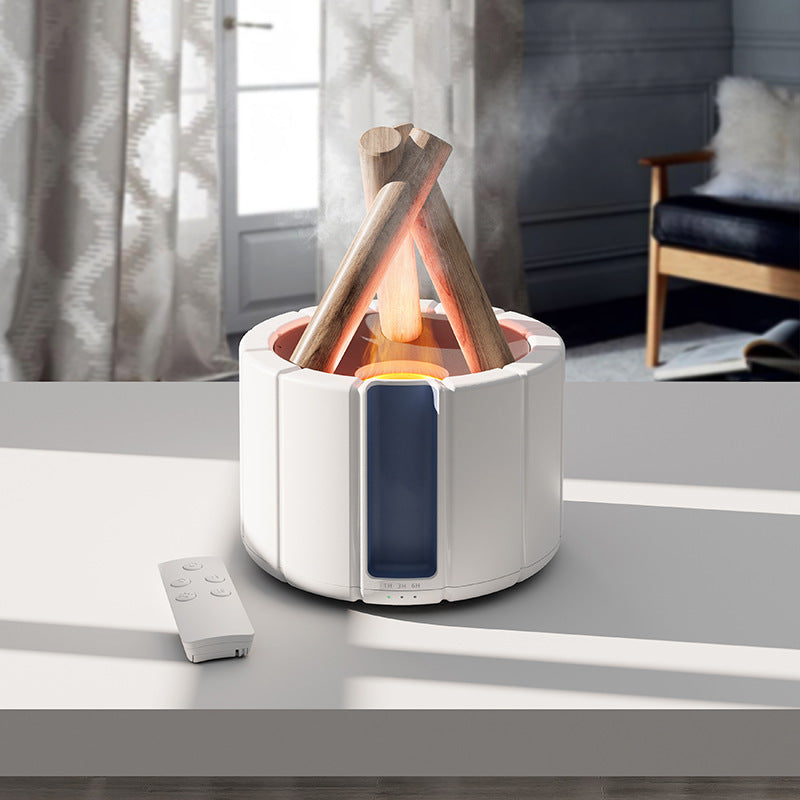 Simulated Flame Aromatherapy Machine Home Office Desktop Humidifier House DealSniper.net