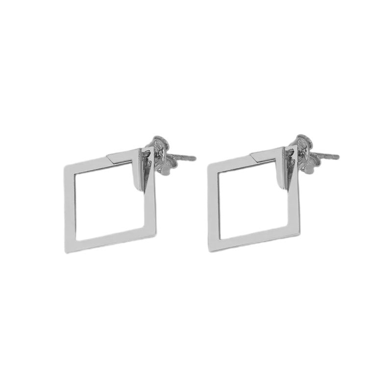 Women's Simple European And American Style Square Women DealSniper.net Steel Color