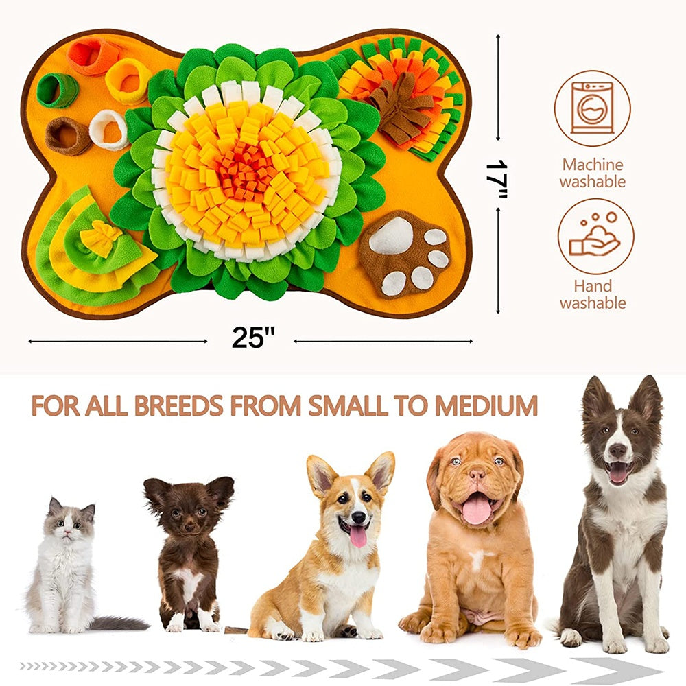 Large Snuffle Mat For Dogs Pet Interactive Training And Stress Relief Pets Gym From House C 1PC