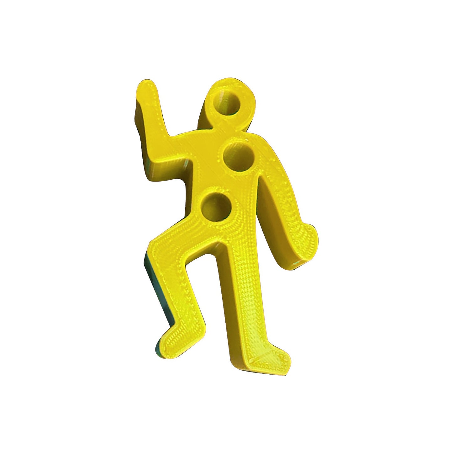 Funny Crime Scene Humanoid Pen Holder Gadgets dealsniper-net Yellow