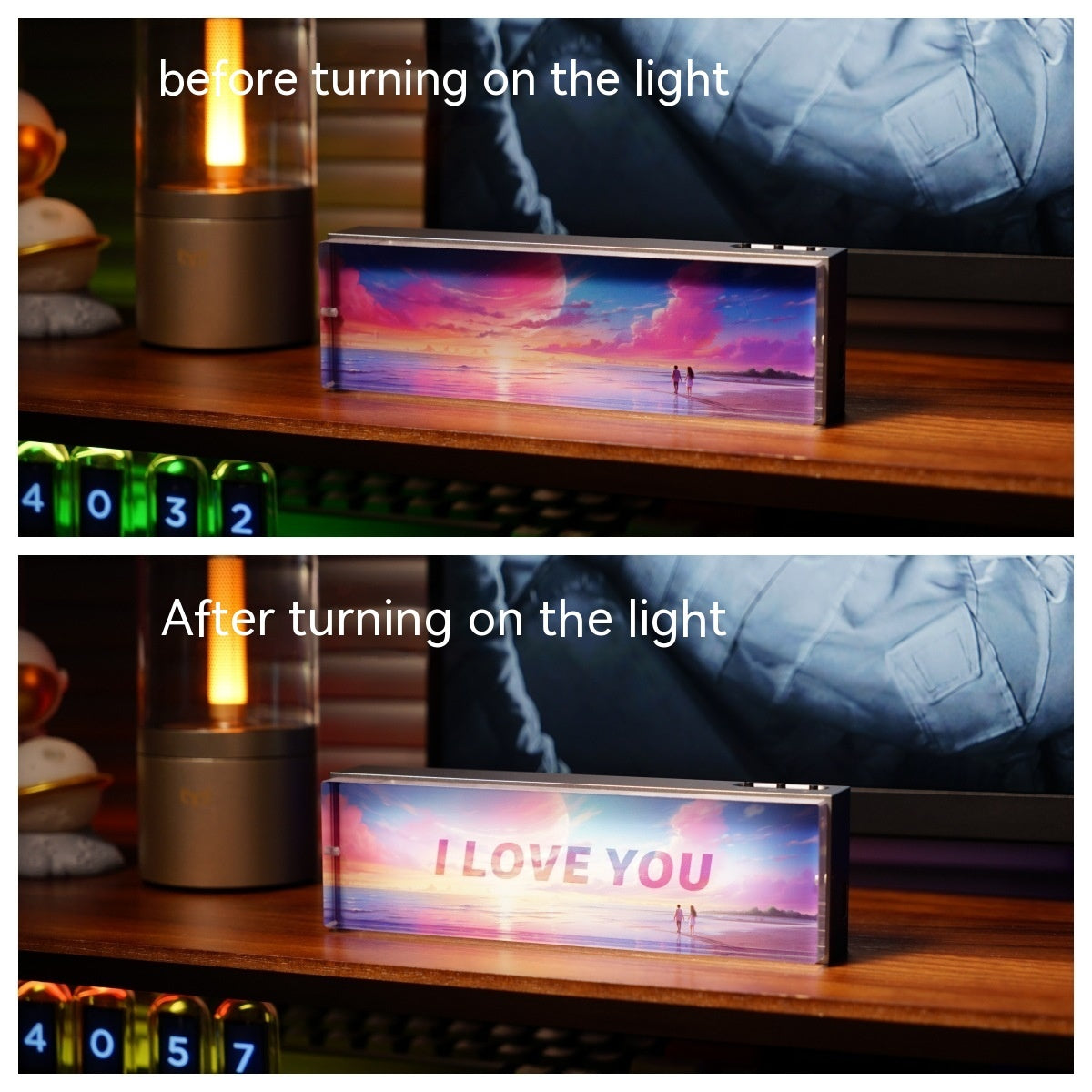 Creative Table Decorative Ornaments Atmosphere Table Lamp Home Decor DealSniper.net Duplex Printingtanabata Style USB