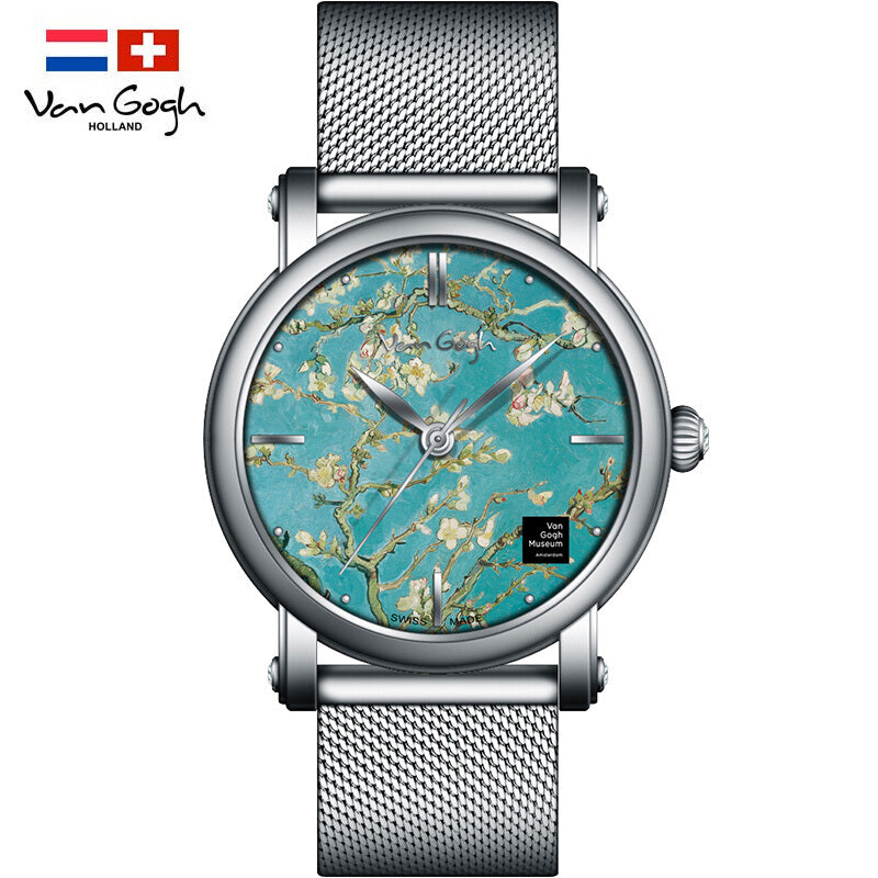 Van Gogh Almond Blossom Series Women's Quartz Watch Jewelry DealSniper.net Lady09M