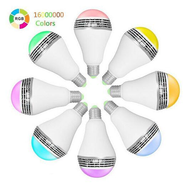 Creative Home LED Smart Bluetooth Speaker E27 Bulb Light Electronic dealsniper-net