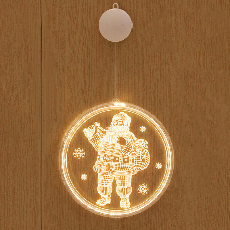 Christmas Led Small Decorative Lanterns In Rooms Holidays DealSniper.net Santa Claus 16cm