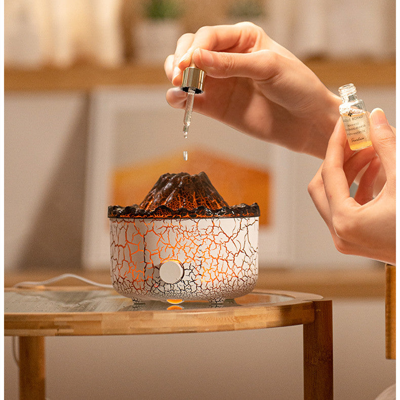 New Creative Volcano Humidifier Aromatherapy Machine Spray House DealSniper.net