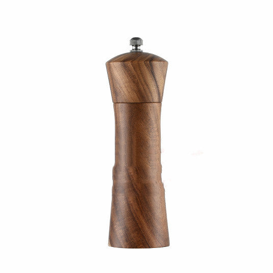 Seasoning Bottle Pepper Mill Spice Mill Wooden Kitchen Use Kitchen DealSniper.net 6inches