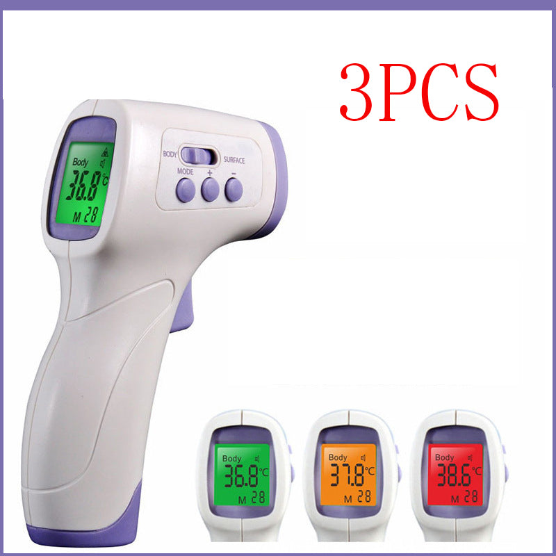 Infrared Thermometer Gun Non-Contact Digital IR Thermal Camera Electronic dealsniper-net DN997 purple 3pcs