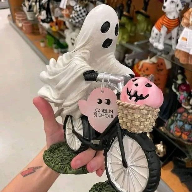 Halloween Ghost And Pumpkin Decorative Holidays DealSniper.net