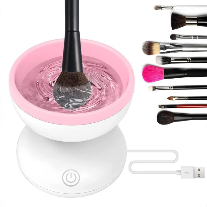 Automatic USB Cosmetic Brush Cleaner Tools Beauty DealSniper.net White Powder