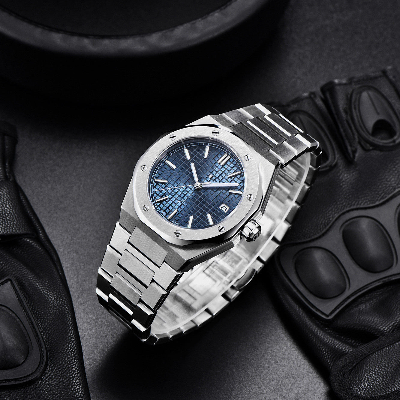 Mens Fashion Business Casual Steel Mechanical Watch Men DealSniper.net