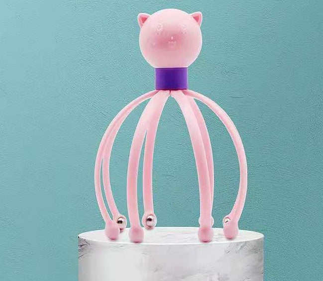 Multifunctional Octopus Ball Head Massager Head Health DealSniper.net