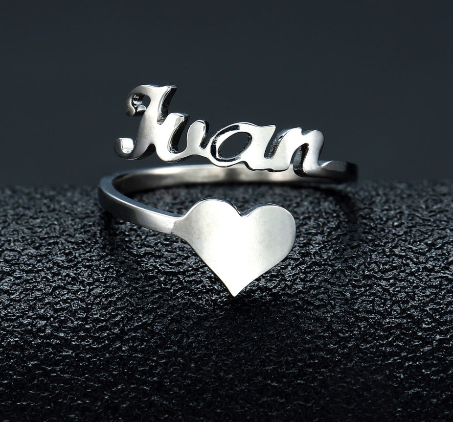Customized Name Men Women Ring Rings Jewelry Jewelry Gym From House Stainless Steel 10
