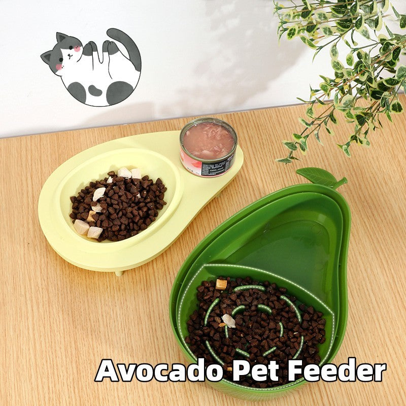 Avocado Pet Dog Cat Automatic Feeder Bowl For Dogs Pets DealSniper.net